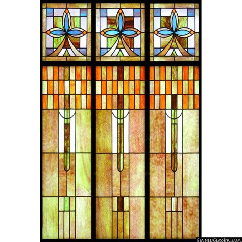 Frank Lloyd Wright Stained Glass Windows From The Prairie Style Period Glass Designs