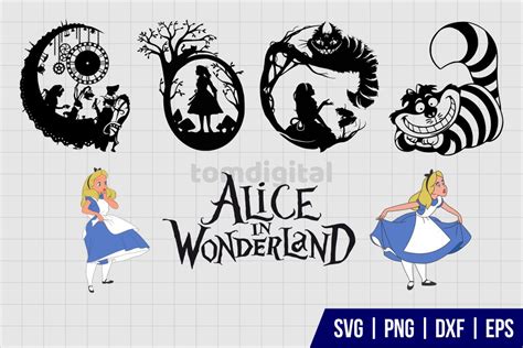 Alice In Wonderland SVG Bundle - Gravectory