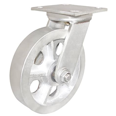 5 X 2 Steel Wheel Castersset Of 4 Swivel Casters1000 Lbs Per