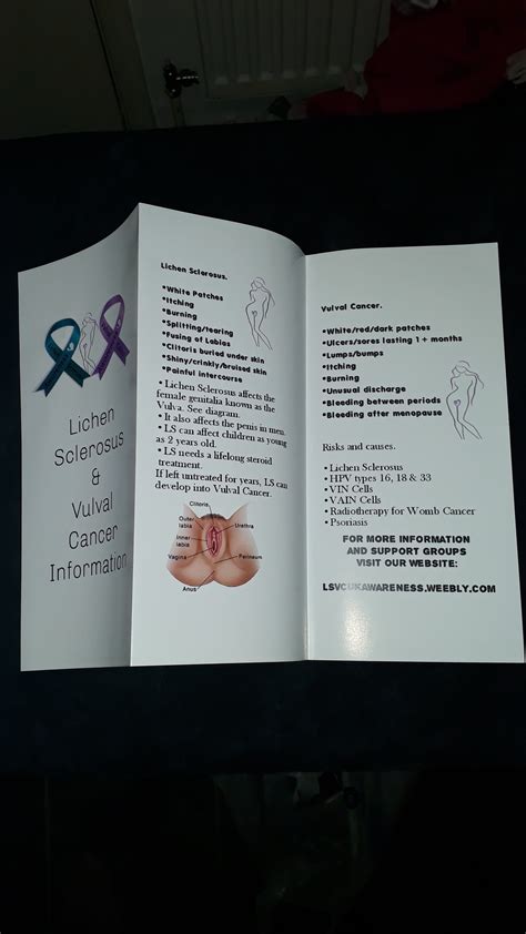 Lichen Sclerosus Vulval Cancer Awareness Leaflets PDF
