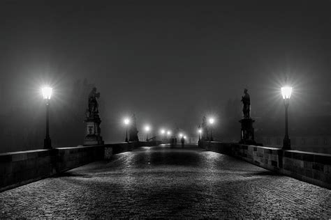 Fog On The Charles Bridge Prague Photograph By Stuart Litoff Fine