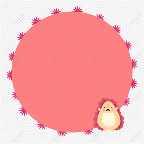 Cute Frame Background Picture Cute Pink Cute Red Cute Light PNG