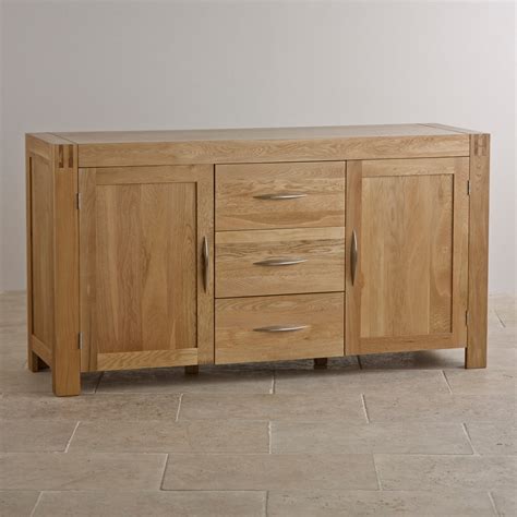 Alto Natural Solid Oak Large Sideboard Oak Furniture Land