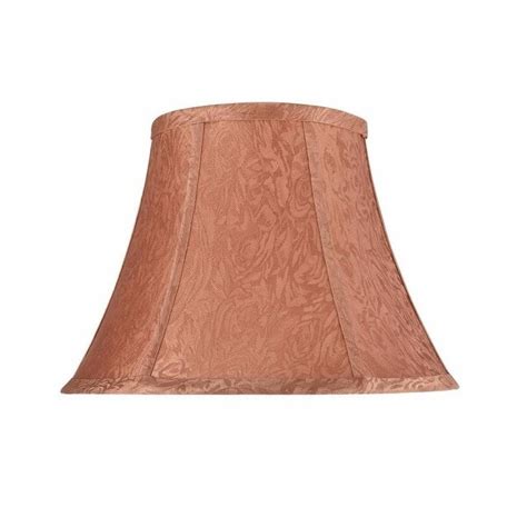 Shop Aspen Creative Bell Shape Spider Construction Lamp Shade In Brown