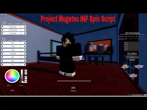 Project Mugetsu Op Script INF Spin Pastebin YouTube