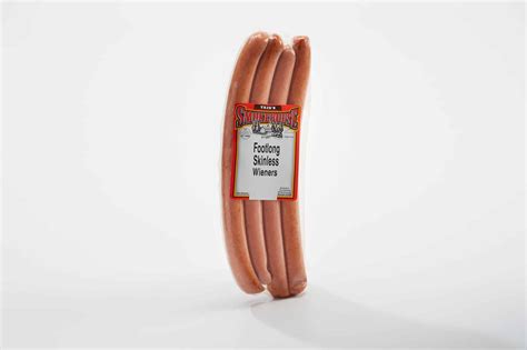 Footlong Skinless Wieners 14 16 Oz Trigs Smokehouse