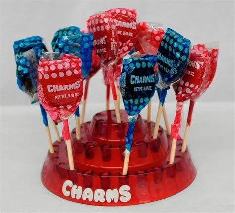 Charms Lollipop Counter Display Retro Candy Vintage Candy Vintage