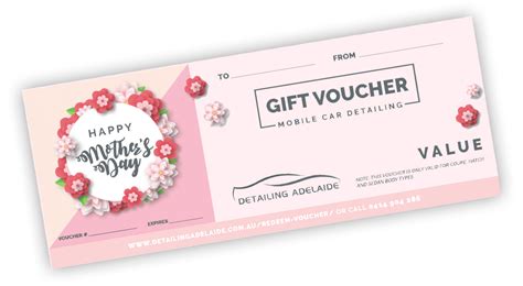 For a full list of prices and sizes for our finished prints see our canvas printing pricing page. Mothers Day Gift Voucher - Car Detailing Adelaide