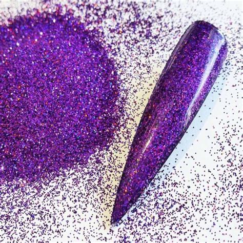 Purple Holographic Smileys Glitter Store