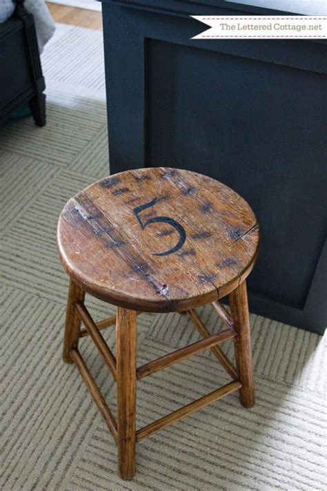 I Love How The Number On This Stool Just Makes It Need To To This To