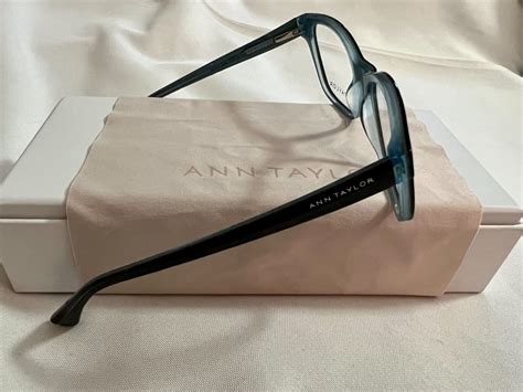Ann Taylor At323 C02 Eyeglasses Women S Tortoise Light Blue Optical Frame 51mm 882851333878 Ebay