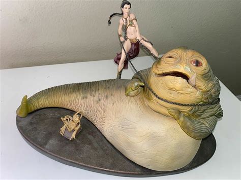 Sideshow Exclusive Star Wars Princess Leia Vs Jabba The Hutt Figure Ebay