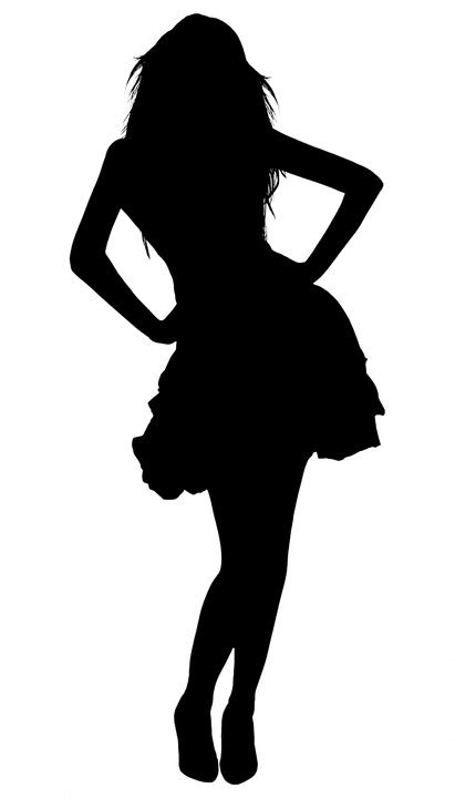 Silhouette Woman Girl Cut · Free Image On Pixabay