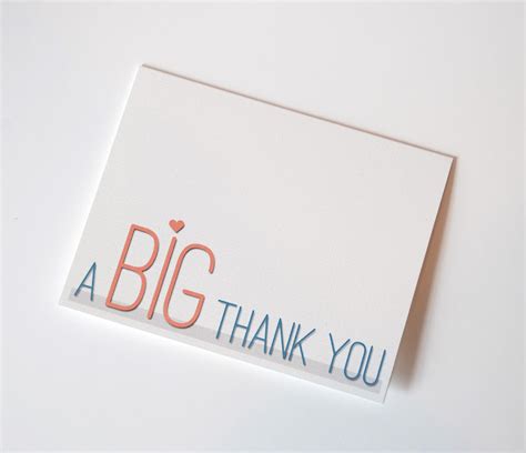 Say a special thank you with cards that look and feel unique. Row House 14: A Big Thank You