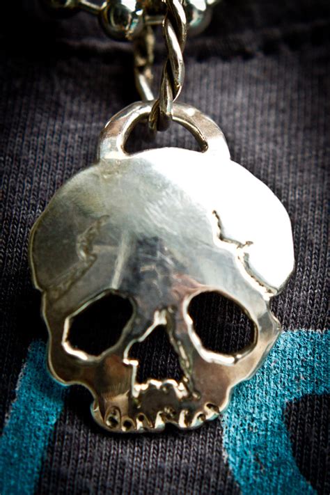 Sterling Silver Skull Pendant Strong Jewelry Sterling Silver Etsy