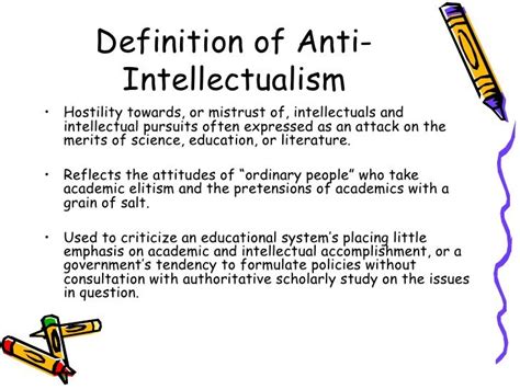 Image Result For Anti Intellectualism Anti Intellectualism Mistrust Criticism