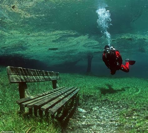 Grüner See Un Parc Qui Se Transforme En Lac En été
