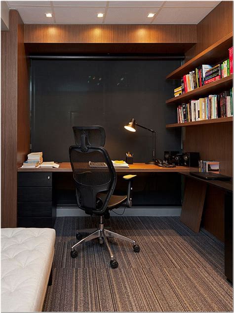 75 Small Home Office Ideas For Men Masculine Interior Designs 20
