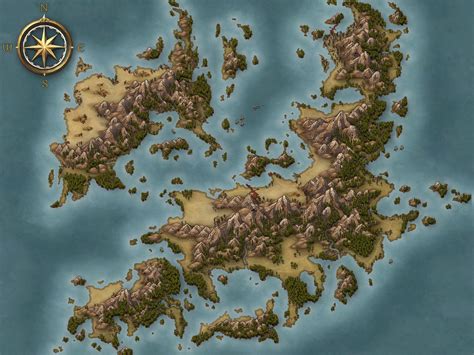 Free Style World Map Inkarnate Create Fantasy Maps Online