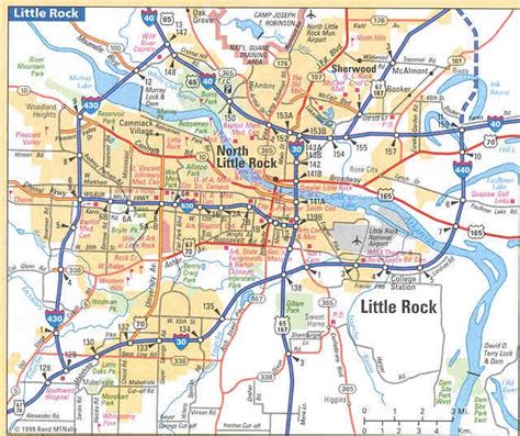 Little Rock Area Map