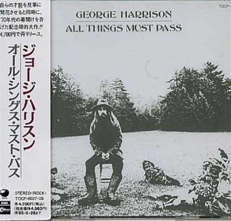 George Harrison All Things Must Pass Japanese Promo 2 Cd Album Set