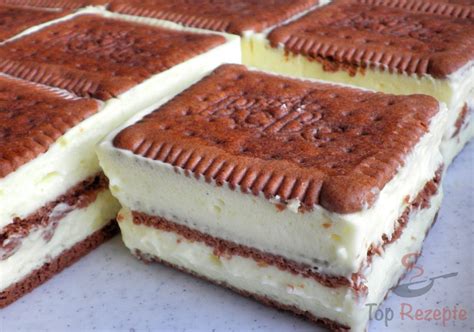 By admin in kuchen & torten rezepte comments off. Butterkeks-Vanillecreme-Schnitten ohne Backen | Top-Rezepte.de
