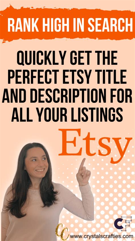 Get The Perfect Etsy Title And Rank High In Search