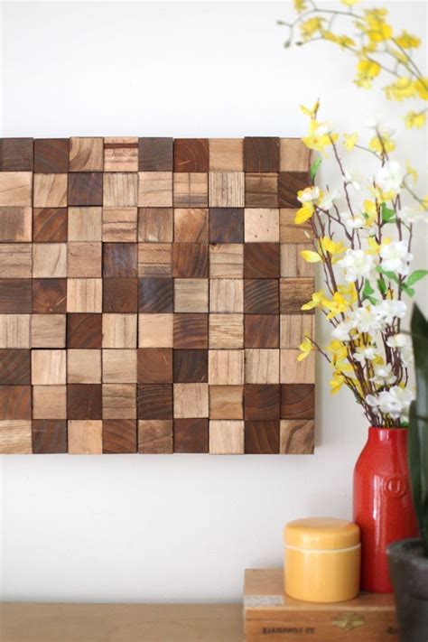 40 Verblüffende Ideen Für Wanddeko Aus Holz