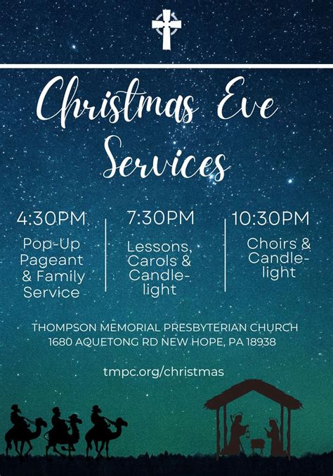 Dec 24 Christmas Eve Services New Hope Pa Patch