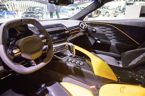 Interior Of Zenvo Ts1 68 V8 Semi Automatic 1104ps 2016 At Geneva