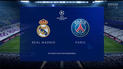Real Madrid Vs Psg Champions League Full Match Fifa 20 Gameplay Youtube