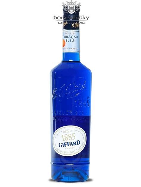Giffard Blue Cura Ao Likier Barma Ski L Dom Whisky