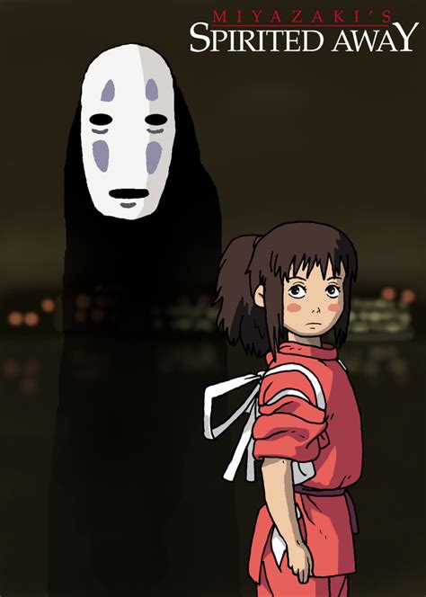 Spirited Away Chihiro And No Face Poster By Juggernaut Art On Deviantart