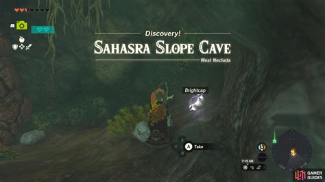 Sahasra Slope Cave The Legend Of Zelda Tears Of The Kingdom Database