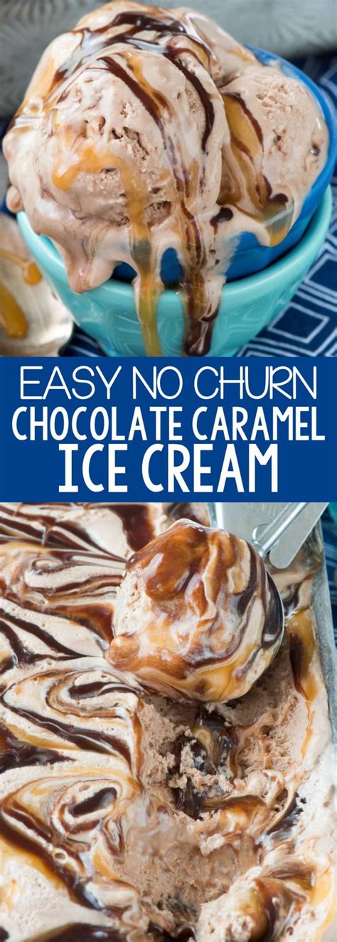 The cocoa butter in chocolate melts at a relatively low temperature range of 87°f to 91°f, just below body temperature. No Churn Chocolate Caramel Ice Cream - Crazy for Crust