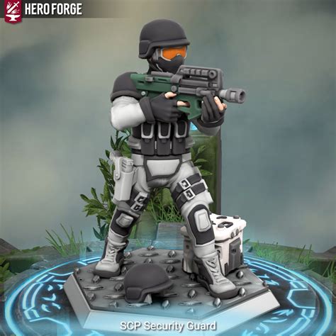I Tried To Make A Security Guard In Hero Forge I Dont Know What Flair