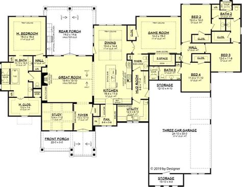 With over 24,000 unique plans select the one that meet your desired needs. Modern-farmhouse House Plan - 4 Bedrooms, 3 Bath, 3366 Sq Ft Plan 50-384