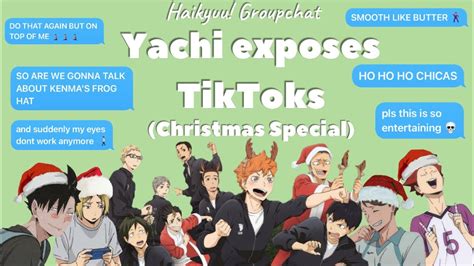 Haikyuu Christmas Special 🎅🏼 Yachi Exposes Tiktoks Youtube
