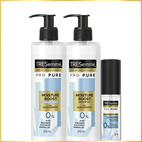 Tresemmé Pro Pure Moisture Boost Shampoo 370ml Conditioner 370ml Ser