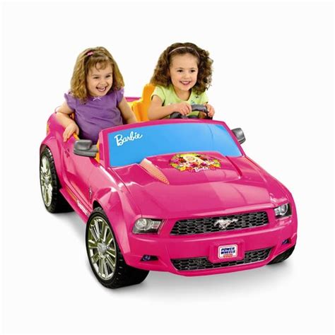 Sale Fisher Price Power Wheels Barbie Mustang 12v Battery Powered Car