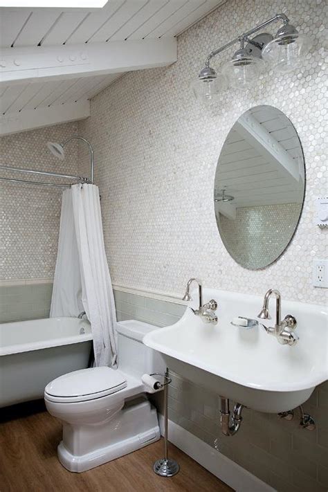 Residential designer michael maines explains how to design a bathroom in a space with a sloped ceiling. Attic Bathrooms With Sloping Walls - Bath Under A Sloping ...