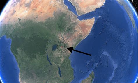 This map shows a combination of political and physical features. Large crack in East African Rift is evidence of continent ...