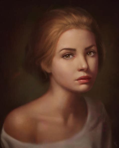 Female Portrait Study Day By Angelganev On Deviantart