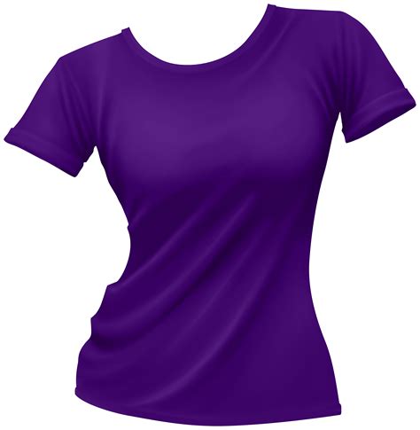 Female T Shirt Purple Png Clip Art Best Web Clipart