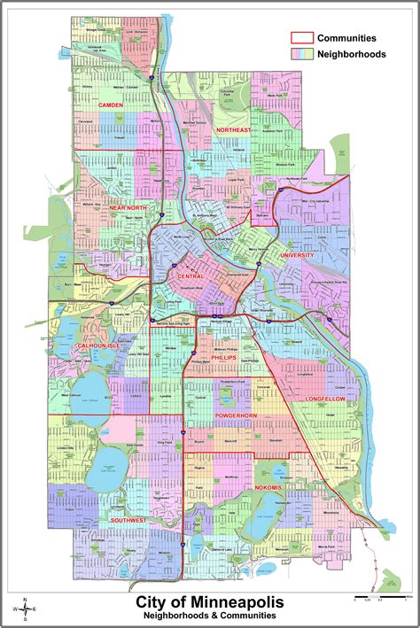 Minneapolis Political Map
