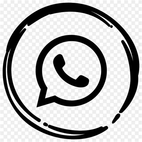 Black Whatsapp Icon On Transparent Background Png Similar Png