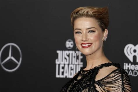 Actress Amber Heard World Premiere Justice League Held Dolby Theatre