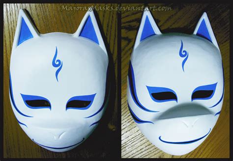 Custom Kakashi Anbu Mask Blue V 2 Commission By