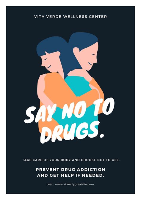 Free Printable Custom Drug Awareness Poster Templates Canva