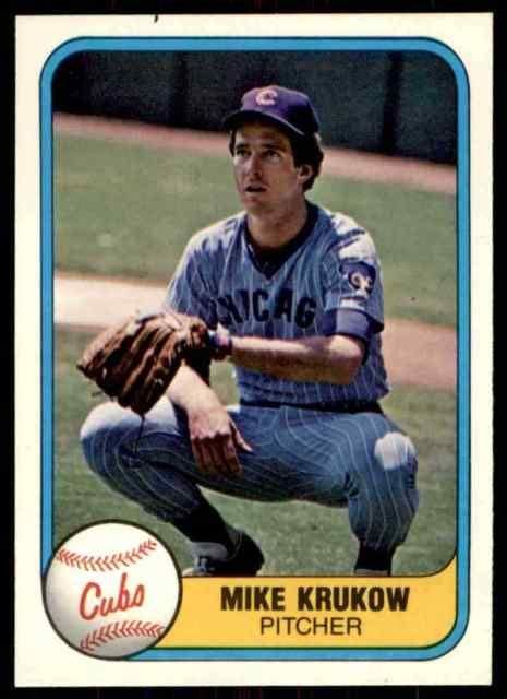 Baseball cards grew in popularity over the coming decades against a varied landscape of manufacturers and a changing game. 1981 Fleer Mike Krukow | Baseball cards, Baseball, Radio broadcast